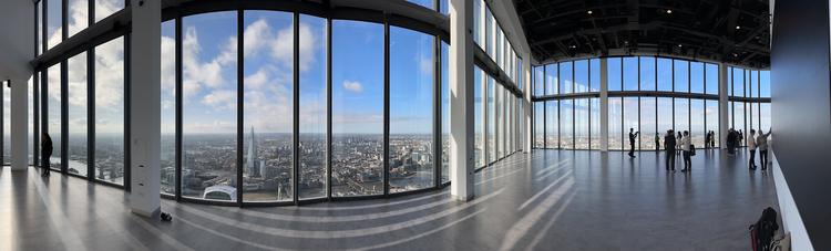 Panoramic view of Horizon 22, London
