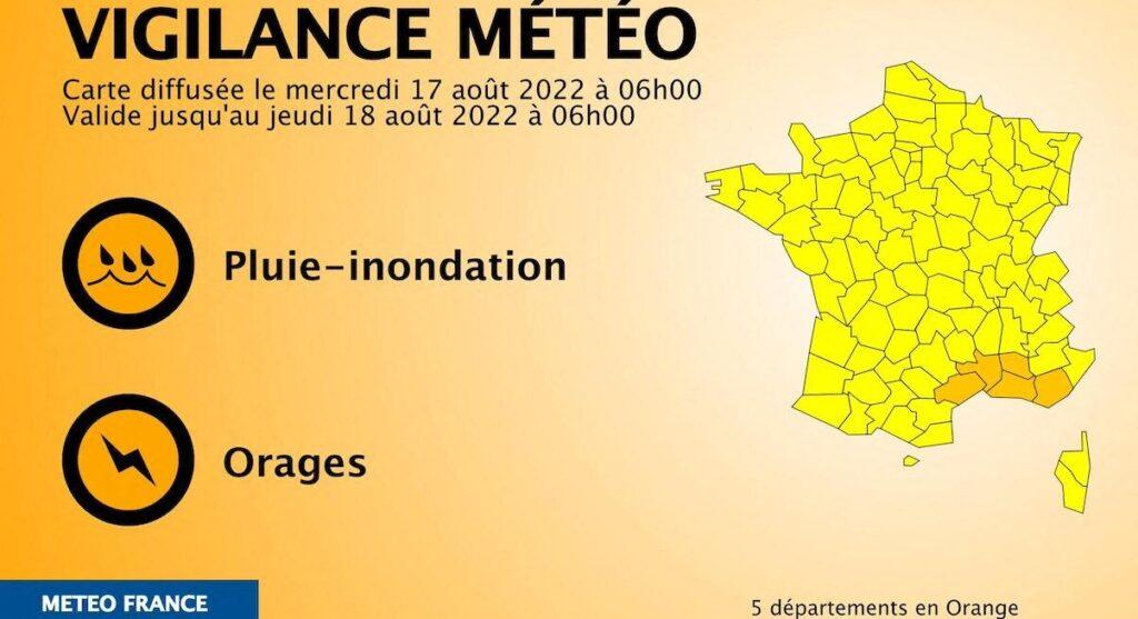 Météo. Hérault : la vigilance orange « orages, pluie, inondation » prolongée