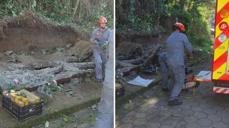 Morre idoso que ficou ferido após muro desabar sobre ele em Caraguatatuba