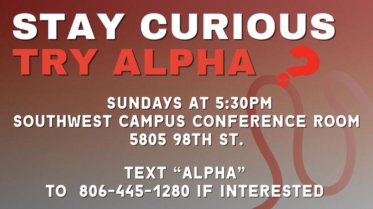 Stay Curious Try Alpha