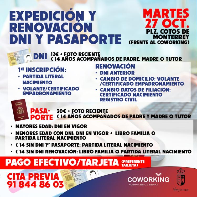 Renovación DNI y Pasaporte