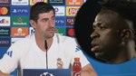 Courtois responde a la teoría del doble de Vinícius: "Claro que es el real"