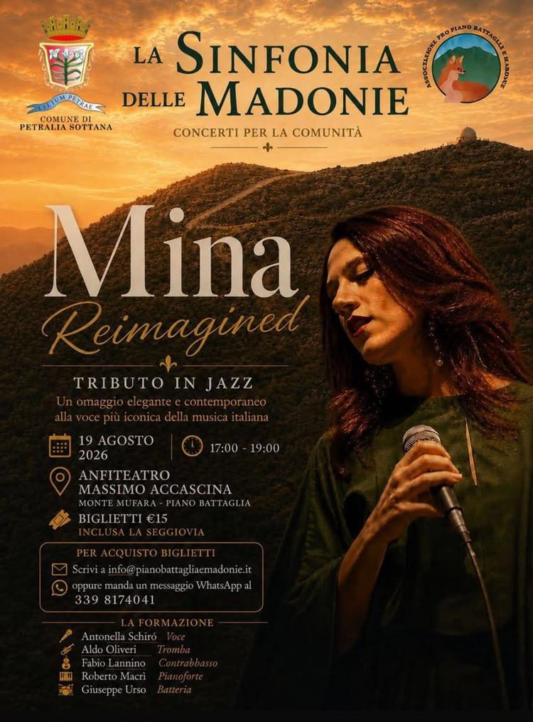 🗓 19 AGOSTO 2026 MERCOLEDÌ  🕔 ore 17.00  📍 Monte Mufara  🎶 SINFONIA DELLE MADONIE  ➡️ info e biglietti in locandina...
