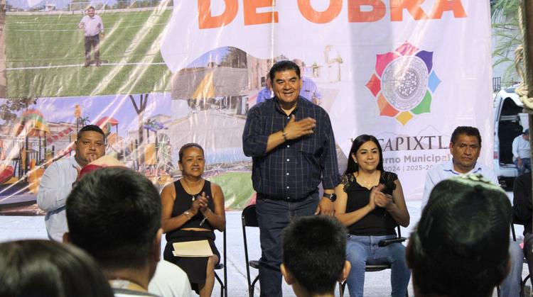 ¡Brilla la Francisco I. Madero! Rafael Sánchez entrega nuevas vialidades y alumbrado en Yecapixtla