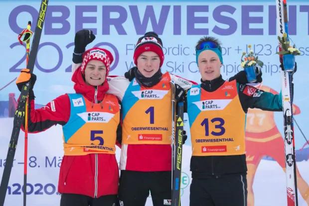 Johannes Lamparter, Gaël Blondeau, Jens Luraas Oftebro,combiné nordique, Oberwiesenthal