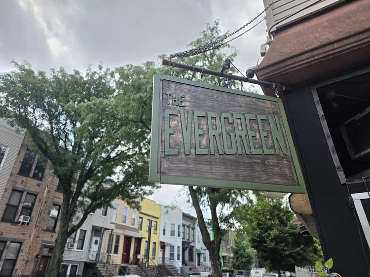 A bar sign reading 
