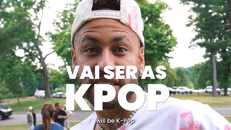 'Vai ser as K-pop': entenda porque Neymar citou gênero musical durante anúncio de nova gravidez