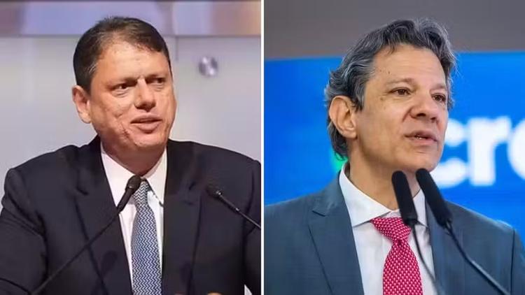 Datafolha SP: Tarcísio tem 45% e Haddad, 27%, em cenário de primeiro turno