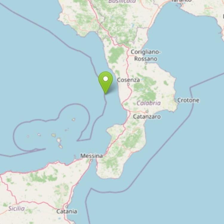 Terremoto di magnitudo 6.1 al largo della Calabria. La scossa avvertita fino a Palermo