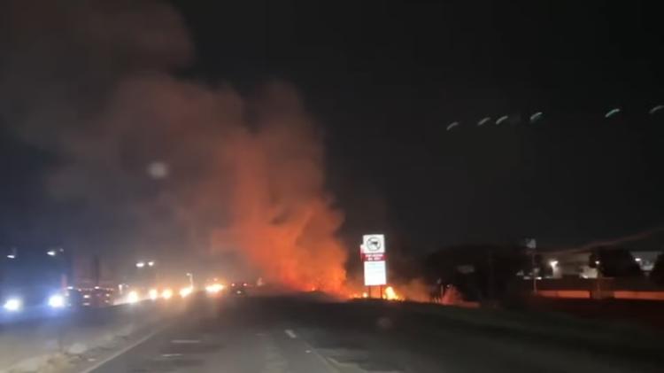 VÍDEO: Incêndio destrói área equivalente a 28 campos de futebol em Uberlândia
