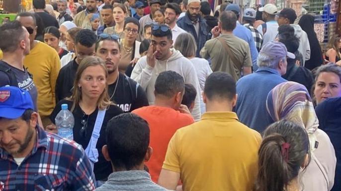 فوضى عرض السلع تعزل درب ضباشي ومواطنون بمراكش العتيقةيطالبون بمقاربة صارمة
