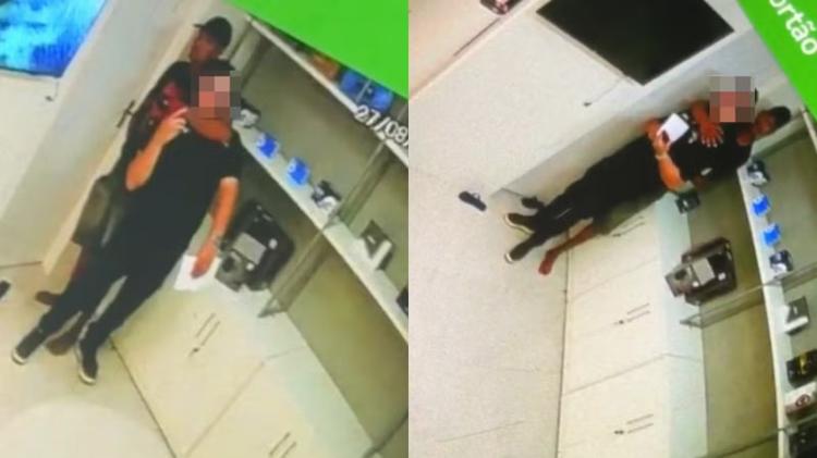 Vídeo: criminoso faz refém em loja de shopping em Fortaleza; suspeito se entrega e vítima é liberada