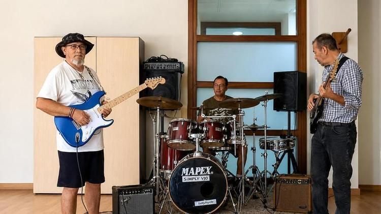 The Triky, la banda de mayores de Guaro que toca clásicos del pop y rock español