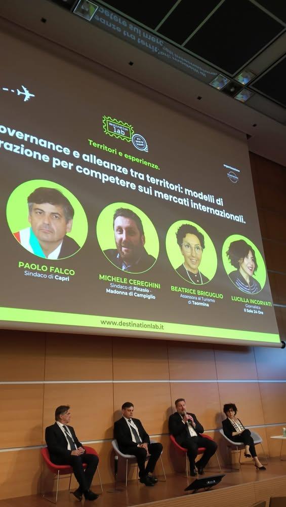 Il Comune di Taormina protagonista al Destination Lab Rimini, tra le destinazioni italiane di alta gamma, nel panel dedi...