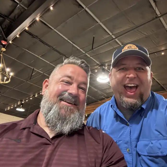 Matt (Founder Victory AC and Refrigeration) and Kip Kirchberg (Co-Founder of The Daily Ridge)