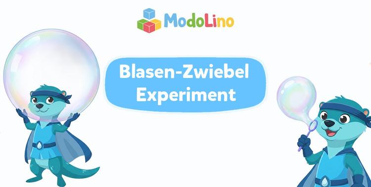  Experiment von Modolino zum Thema Blasen-Zwiebel. Mehrere Seifenblasen ineinander auf einem flachen Teller von Mila 
