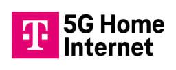 t-mobile 5g home internet logo against a white background