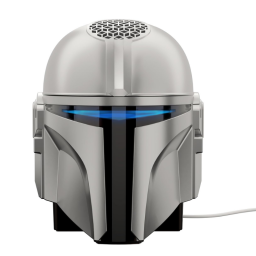 The Mandalorian Echo Dot on white background