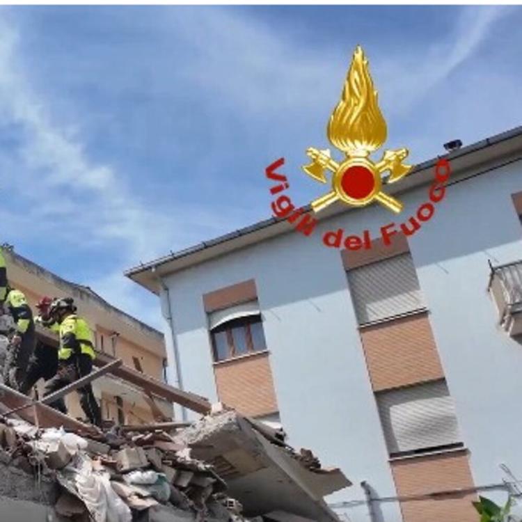 Crolla una palazzina a Porto Sant’Elpidio, tre morti e due feriti