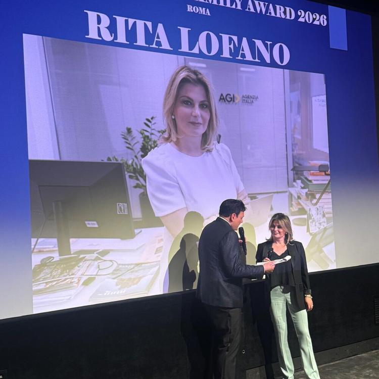 Alberto Sordi Family Award 2026, Rita Lofano premiata per la qualità dell'informazione
