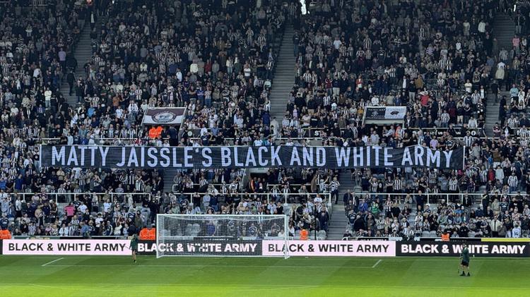 Matty Jaissle's Black And White Army Banner Newcastle United
