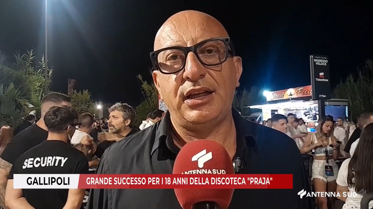 Gallipoli, grande successo per i 18 anni della Praja