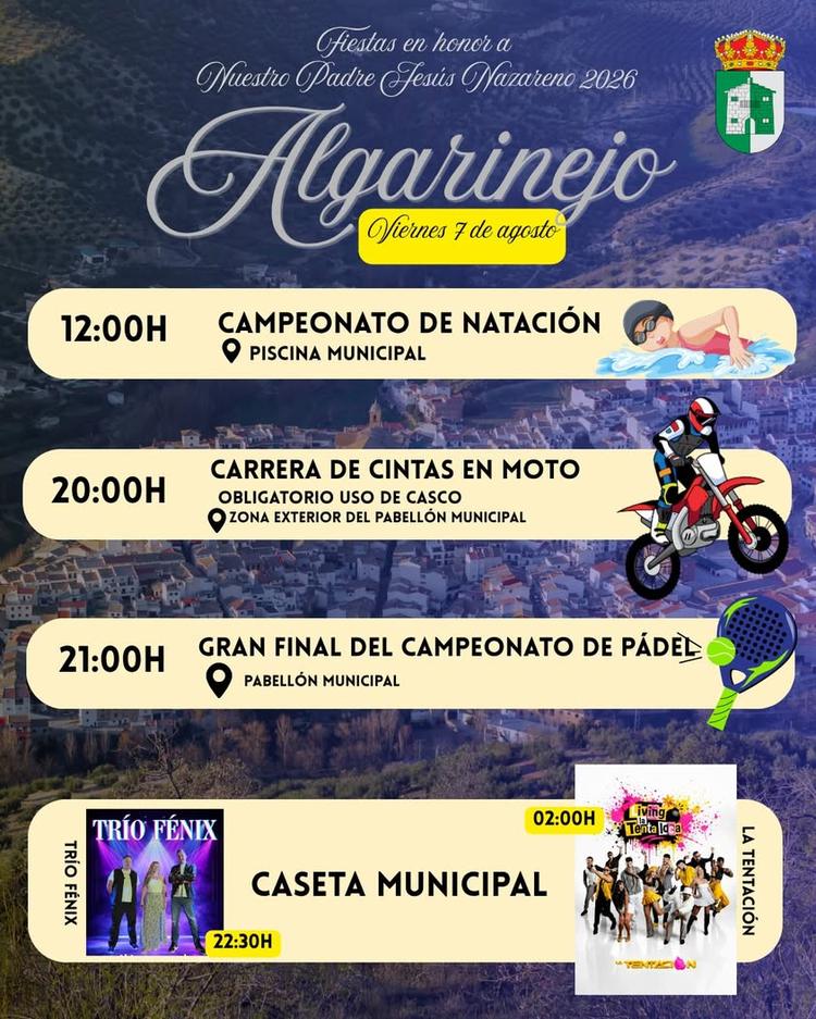 📅 VIERNES 7 DE AGOSTO | Seguimos disfrutando ✨ ¡Las fiestas continúan! Tras un gran comienzo, seguimos viviendo unas jo...