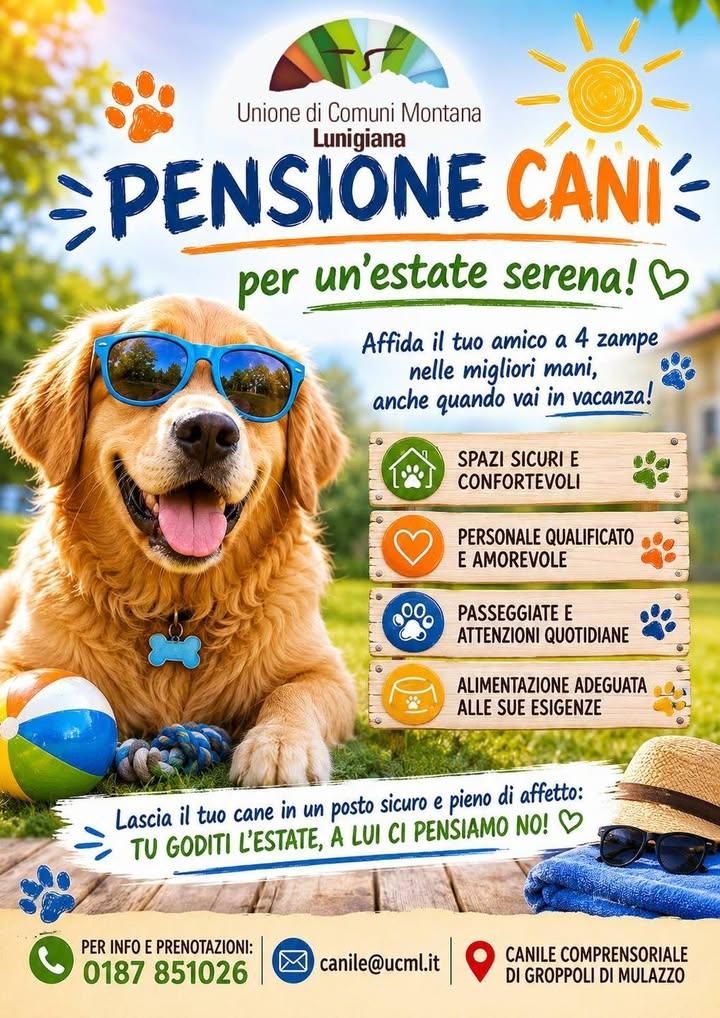 Parti in vacanza senza pensieri, il tuo cane è in ottime mani! 🐾 Non lasciare il tuo amico a quattro zampe a casa!  L'U...