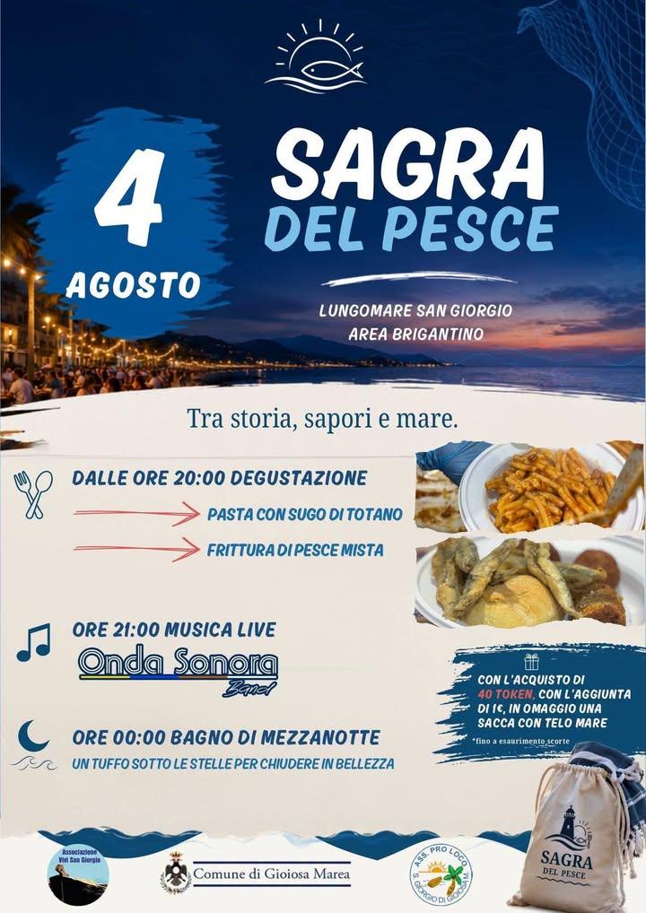 🌊🐟 La tradizione incontra il gusto alla Sagra del Pesce! 🐟🌊 Martedì 4 agosto, il lungomare di San Giorgio si trasfor...