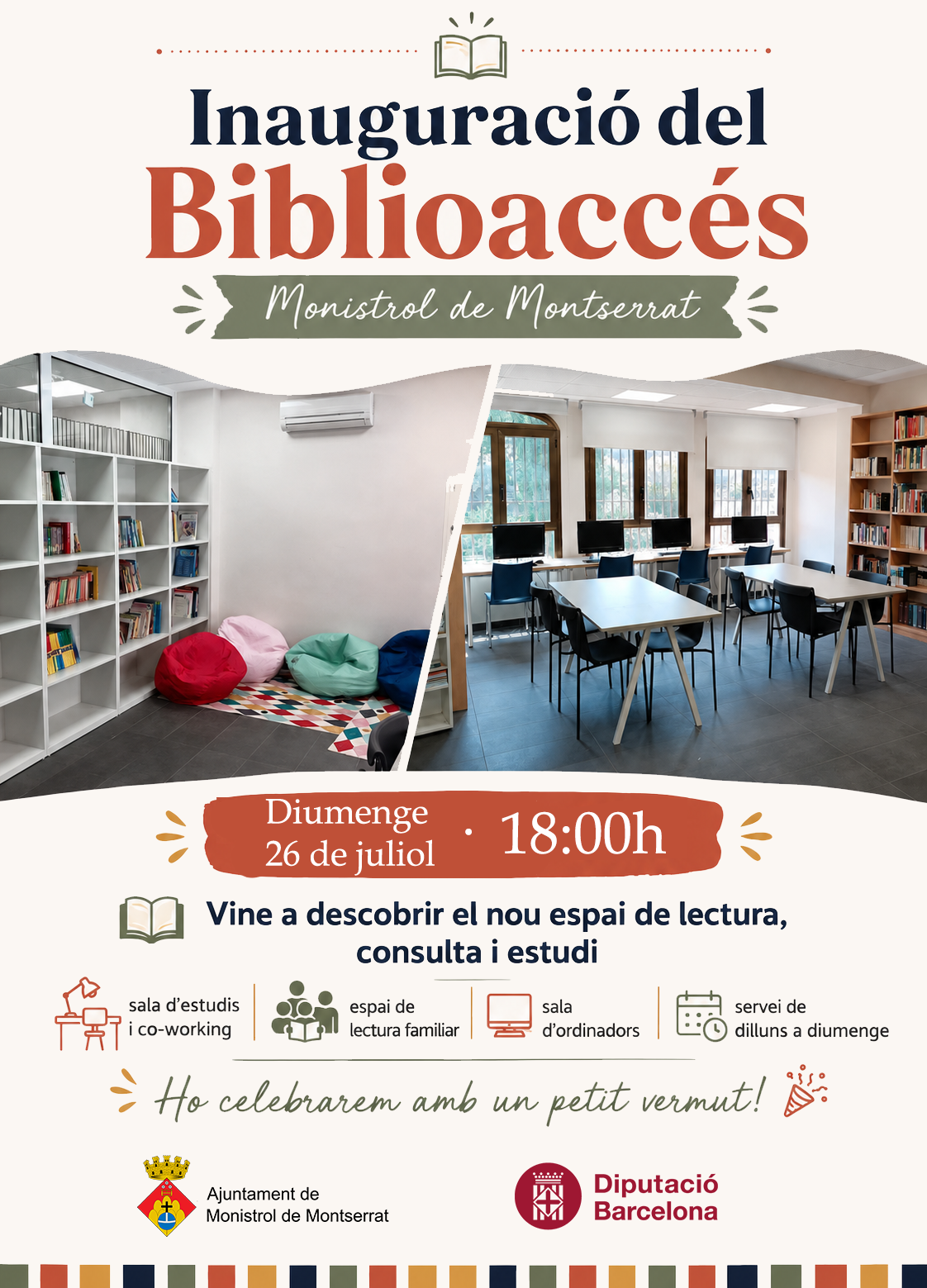 Inauguració del Biblioaccés de Monistrol de Montserrat