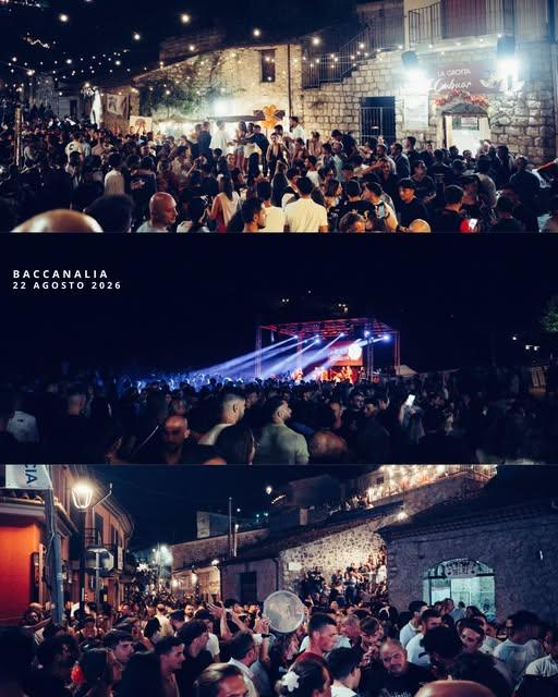 BACCANALIA 22 agosto 2026 ✨🍇♥️ #baccanalia2026
