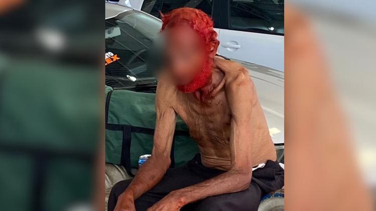 Polícia procura idoso que teve barba e cabelo pintados de vermelho por empresário e família pede justiça: 'Ato reprovável'