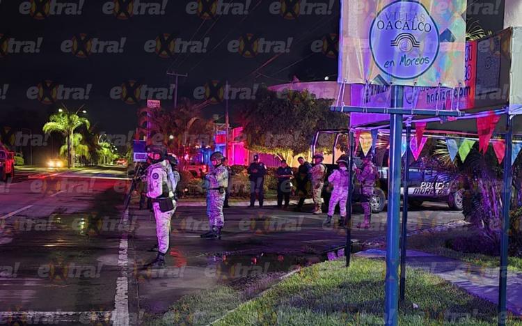 Ataque armado cerca de un bar deja dos heridos y desata pánico en Oacalco
