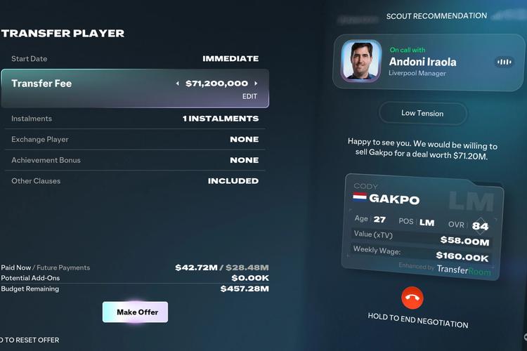 Transfert Carrière Ea Sports Fc 27