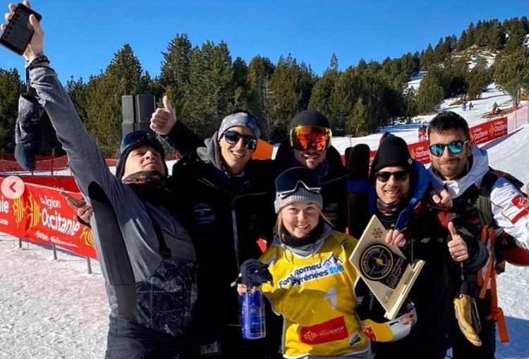 ski freestyle, freeski, slopestyle, Font Romeu, Tess Ledeux