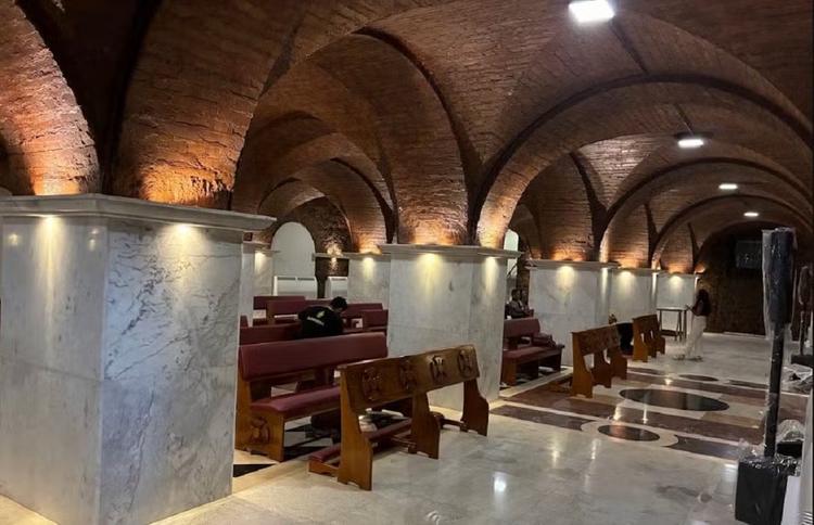 Cripta da Basílica Santuário de Nazaré é entregue após reforma em Belém
