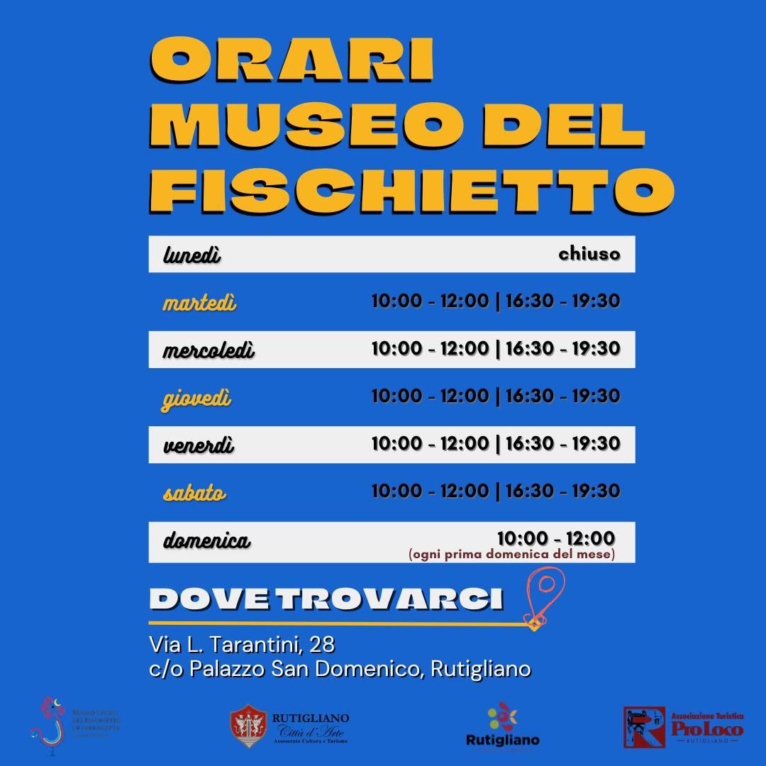 📍 Il Museo del Fischietto in Terracotta di Rutigliano ti aspetta! 🕛 Ecco gli orari per poter accedere e visitare il mu...