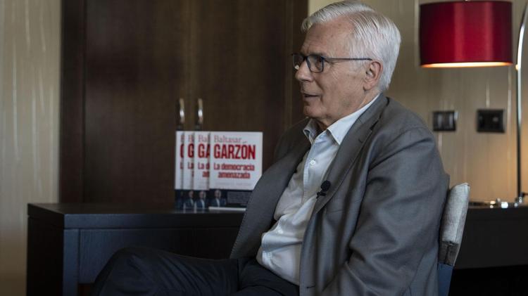 Baltasar Garzón, durante la entrevista con elDiario.es.