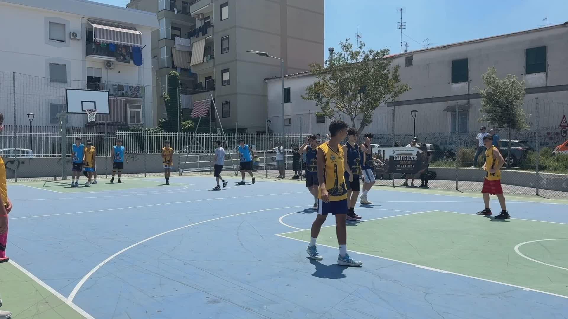A Giugliano successo per il torneo di basket in piazza Gramsci