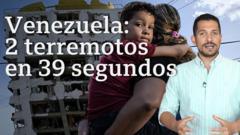 EN VIDEO | Cómo fue el "doblete sísmico" que devastó a Venezuela