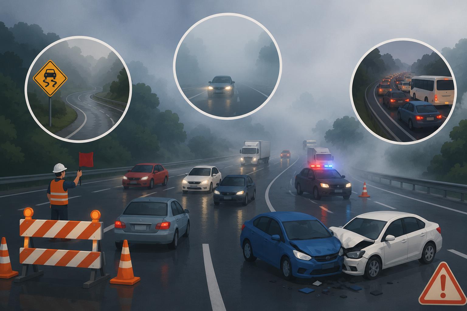 ¿Vas a salir por carretera? Así se observan las condiciones esta mañana en las autopistas que conectan a Morelos