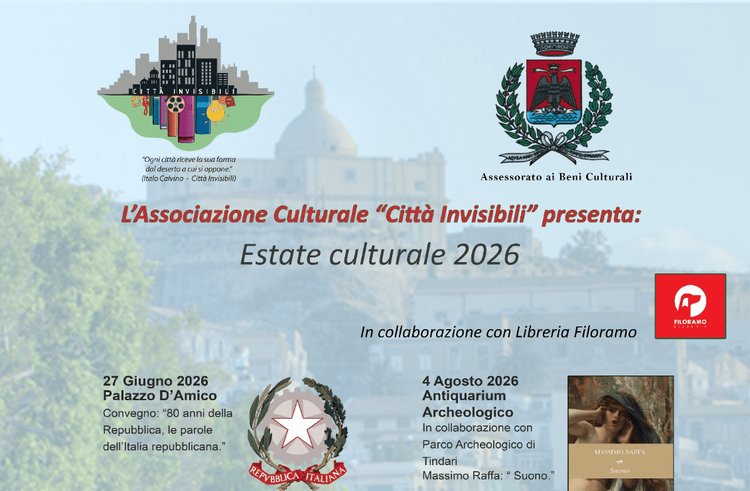 Milazzo, il programma letterario dell’associazione Città Invisibili: da Pietro Comito a Luigi De Magistris