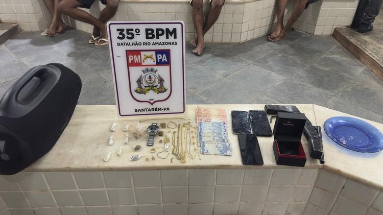 Suspeito de comandar ponto de tráfico é preso e outro fica ferido após confronto com a PM em Santarém