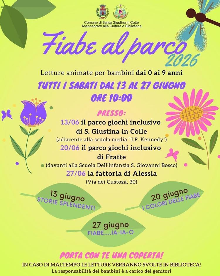 📚 𝐅𝐈𝐀𝐁𝐄 𝐀𝐋 𝐏𝐀𝐑𝐂𝐎 🌳  Nuove avventure tra le pagine vi aspettano! Storie animate 🧚‍♀️ e tanto divertimento...