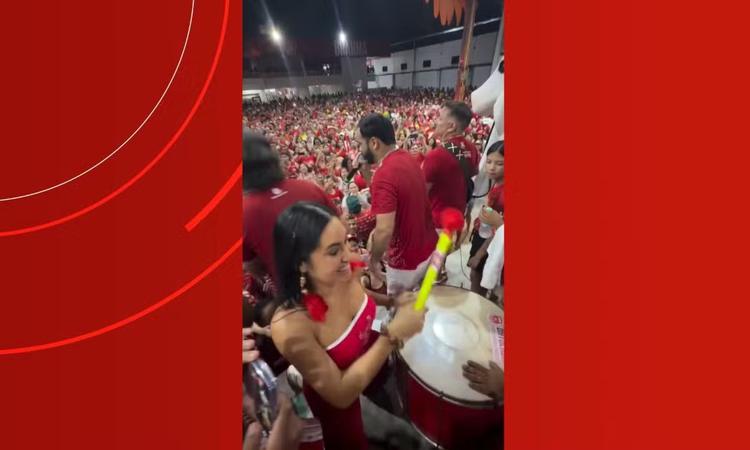 Isabelle Nogueira se junta a torcedores do Garantido após derrota e avalia festival: 'sensação de dever cumprido'
