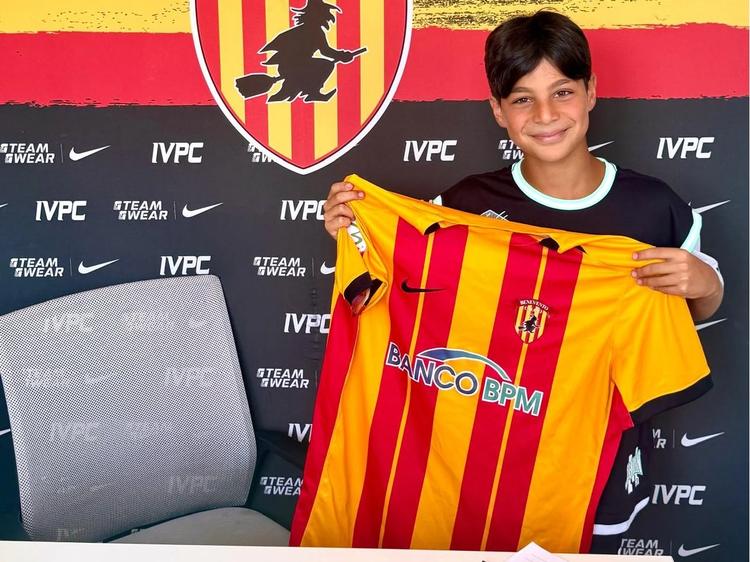 Il cilentano Nathan Cesa firma con il Benevento Calcio, nuova avventura per il talento classe 2016