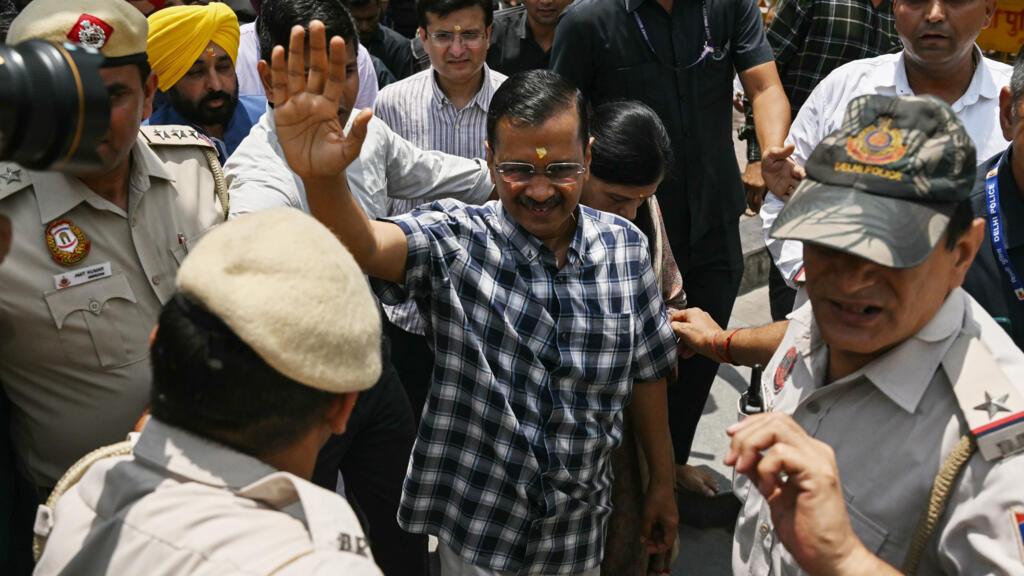 Élections en Inde : libéré de prison, l'opposant Arvind Kejriwal appelle à combattre la "dictature"