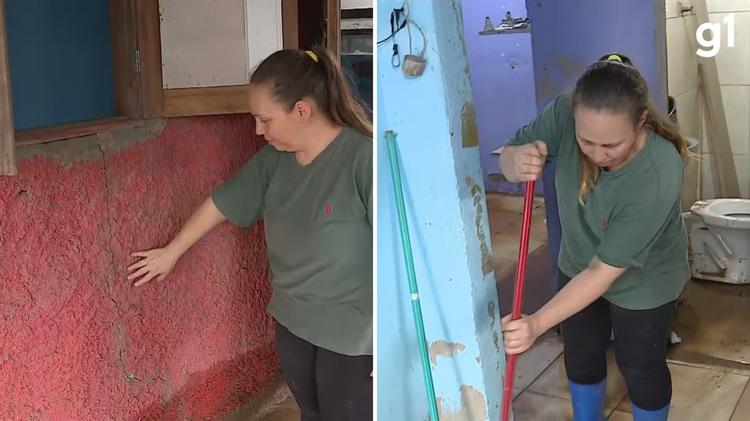 'Estava terminando de reformar', diz mulher que perdeu casa na enchente de 2024 e foi novamente atingida por fortes chuvas no RS