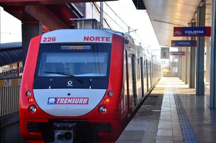 Trensurb terá estações fechadas neste fim de semana devido a obras na BR-116; saiba como fica a operação