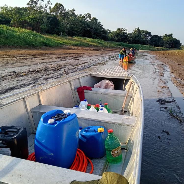 Sem água potável, comunidades do Alto Jari e Jari do Socorro pedem ajuda em Santarém